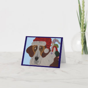 Carte Saint Bernard avec un elfe