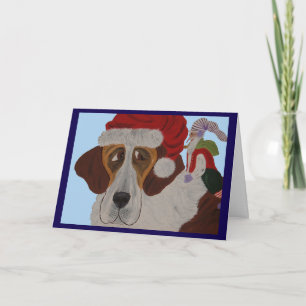 Carte Saint Bernard avec un elfe