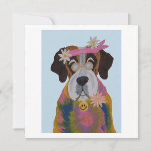 Carte Saint-Bernard Hippie