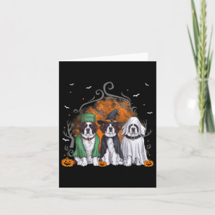 Carte Saint Bernard St. Bernard Chien Halloween Coût du
