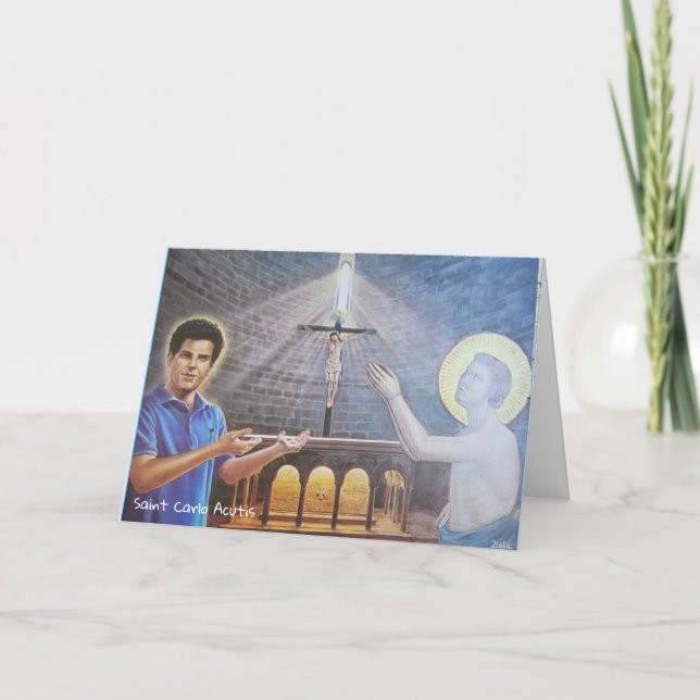 Carte Saint-Carlo Acutis (Devant)