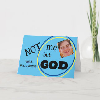 Carte Saint Carlo Acutis Card