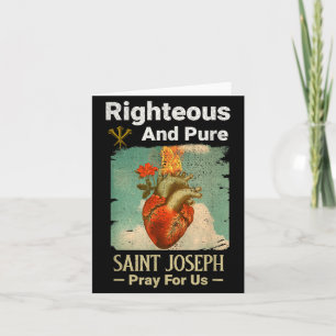 Carte Saint catholique Joseph, saint patron des pères, p