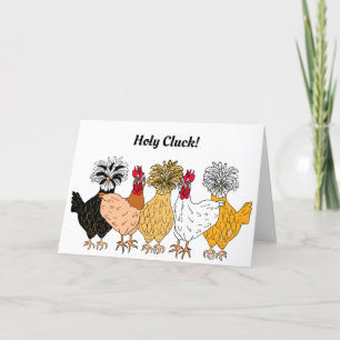 Carte Saint Cluck, Joyeux Anniversaire No Spring Chicken