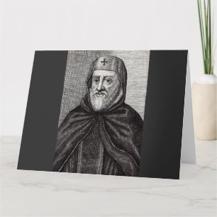 Carte Saint Ephrem le théologien chrétien syrien