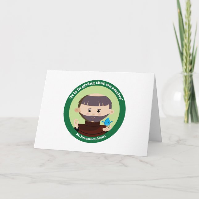 Carte Saint François d'Assise (Devant)