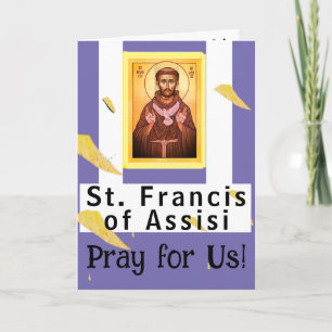 Carte Saint François d'Assise