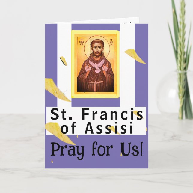 Carte Saint François d'Assise (Devant)
