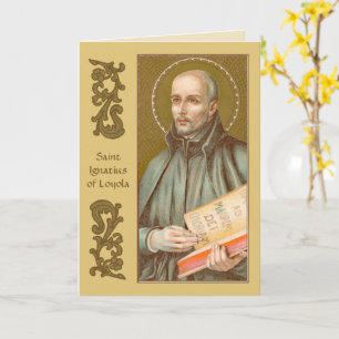 Carte Saint Ignace de Loyola (27 juillet) Salutation