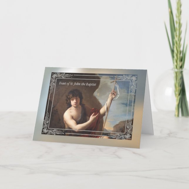 Carte Saint Jean le Baptiste Fête de l'Ancien Monde Fram (Devant)