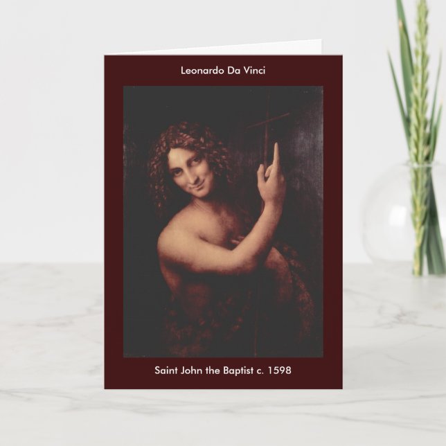 Carte Saint John the Baptist - Personalized - Customized (Devant)