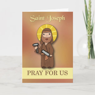 Carte Saint Joseph Priez Pour Nous Saint Catholique Simp