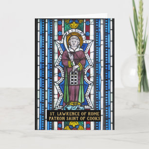 Carte Saint-Laurent de Rome, Patron Saint des Cuisiniers