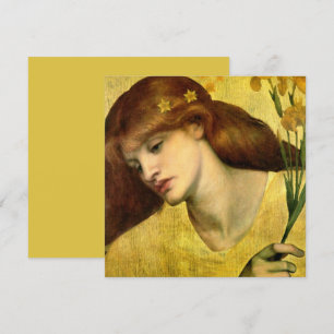 Carte Saint Lily [Sancta Lilias] (par Gabriel Rossetti)