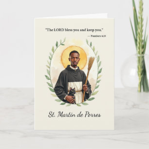 Carte Saint Martin de Porres La Paix de Dieu avec les Éc
