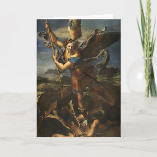 Carte Saint Michel et le Satan - Raphael