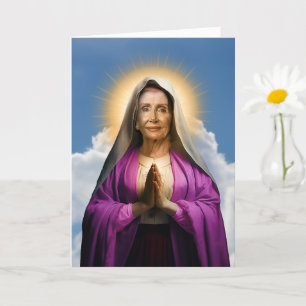 Carte Saint Nancy Pelosi Prière dévotionnelle