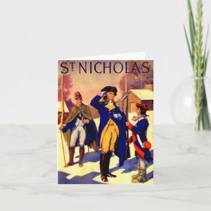 Carte Saint-Nicolas Février 1929 George Washington Cover