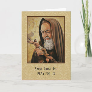 Carte Saint Padre Pio Prêtre et Stigmatiste