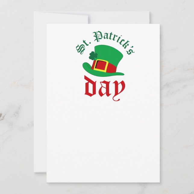 Carte Saint-Patrick (Devant)