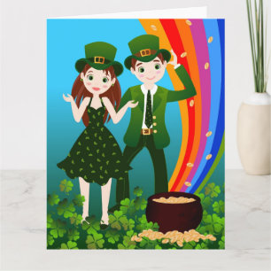 Carte Saint Patrick Day Fête des enfants