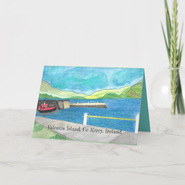 Carte Saint Patrick de l’île de Valentia (Devant)
