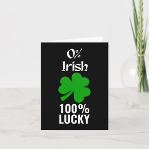 Carte Saint Patrick jour de la Saint-Patrick Irlande Trè
