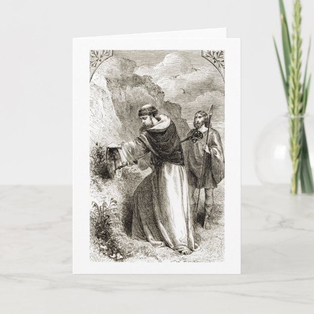 Carte Saint Patrick marquant le bouclier de Connal avec  (Devant)