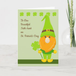 Carte Saint Patrick pour la tante irlandaise