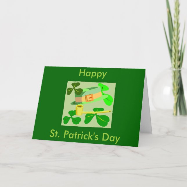 Carte Saint Patrick's Day (Devant)