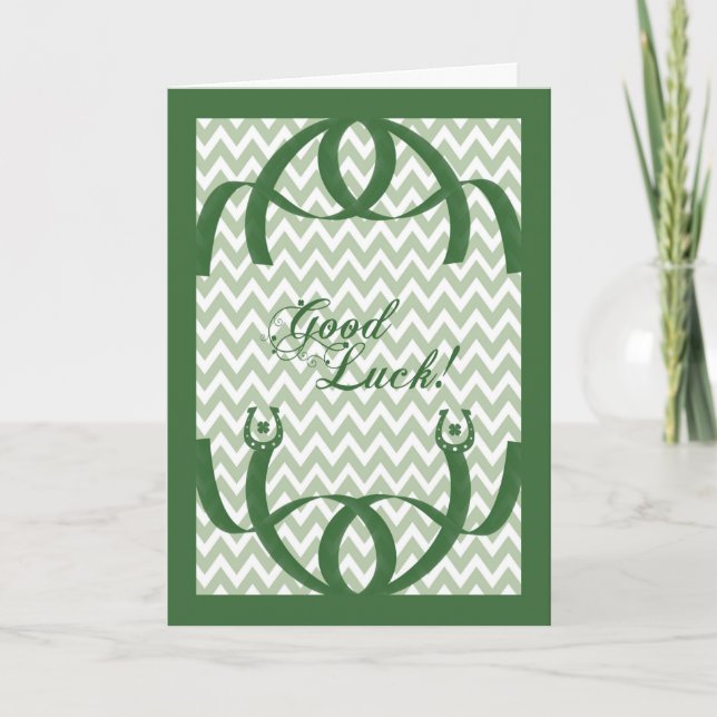 Carte Saint Patrick's Day Card Religieux Bonne Cha (Devant)