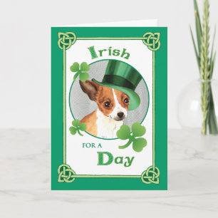 Carte Saint Patrick's Day Chihuahua