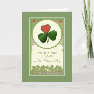 Carte Saint Patrick's Day to One I Love Religious