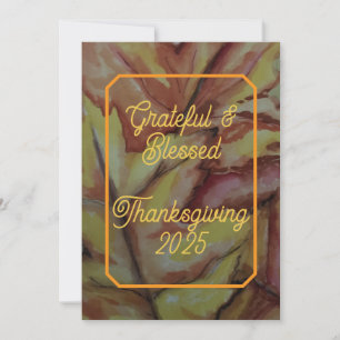 Carte Saint Thanksgiving - Option numérique
