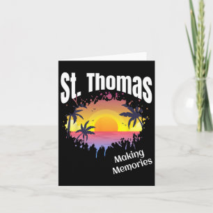 Carte Saint-Thomas Créer des souvenirs de vacances en fa