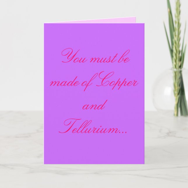 Carte Saint Valentin (Devant)