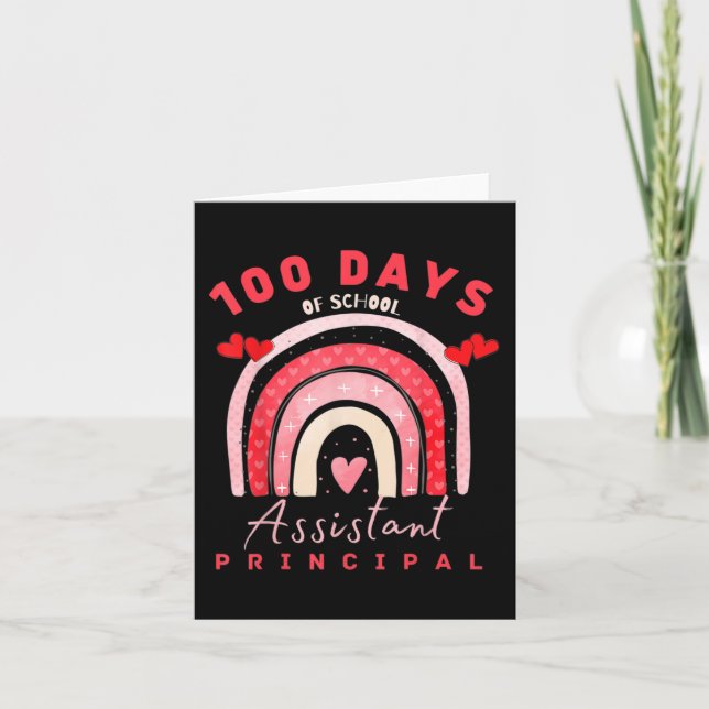 Carte Saint-Valentin 100 Jours d'école sous-principal F (Devant)