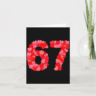 Carte Saint-Valentin 67 Meme Drôle Six Sept 6 7 Valent