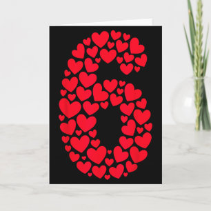 Carte Saint-Valentin 67 Rempli De Coeur Drôle Six Sev