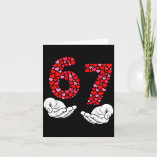 Carte Saint-Valentin 6-7 Meme Six Sept 6 7 Saint-Valenti