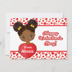 Carte Saint Valentin Africaine Américaine