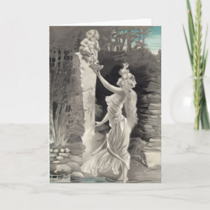 Carte Saint Valentin ange et déesse 