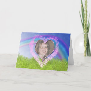 Carte Saint Valentin avec photo de votre amour