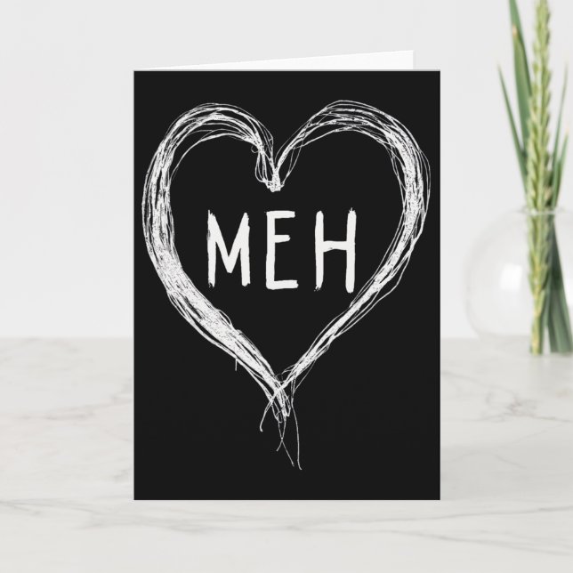 Carte Saint-Valentin bof Anti Saint-Valentin pour céliba (Devant)