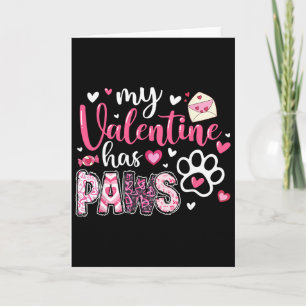 Carte Saint-Valentin Chien Mon Valentin A Des Pattes Mam