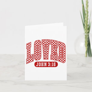 Carte Saint-Valentin chrétien vérifié rétro aimé 3_16 _1