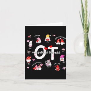 Carte Saint-Valentin Cœur Ergothérapeute Ot Thérapeute