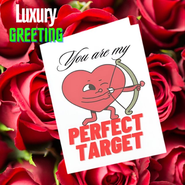 Carte Saint-Valentin Cœur Spécial avec Flèche Degi (Créateur téléchargé)