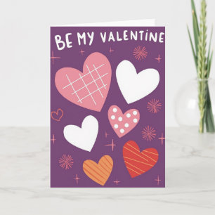 Carte Saint-Valentin Cœurs