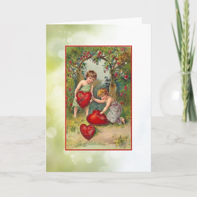 Carte Saint-Valentin Coeurs réparateurs (Devant)